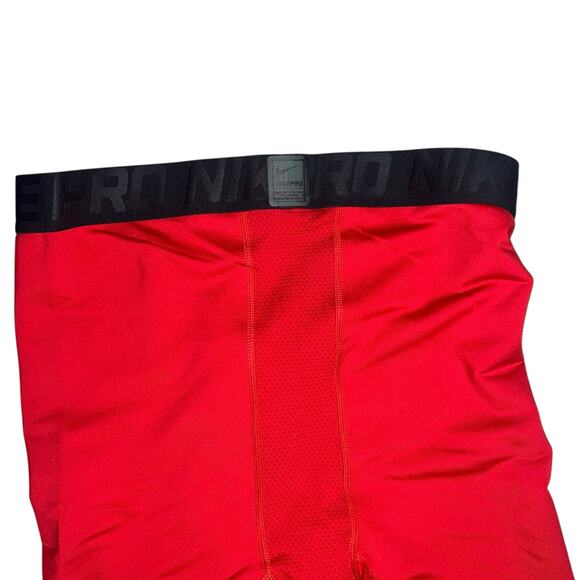 Nike Pro NBA Hyperstrong 3/4 Padded Compression Pants Red men size large NWOT - Picture 3 of 6